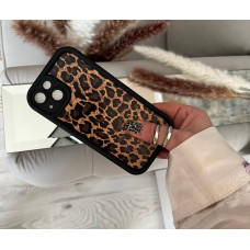 Леопардовий чохол на iPhone 13 з ободком — стиль та захист